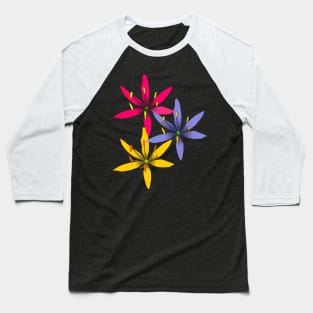 tropical flowers Baseball T-Shirt